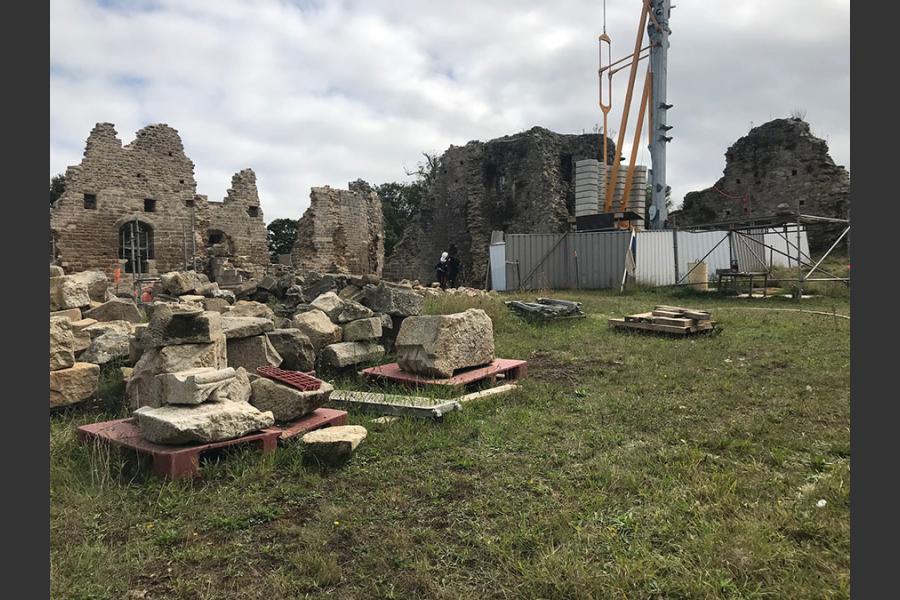 Chantier chateau du guildo