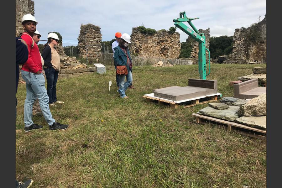 Chantier chateau du guildo