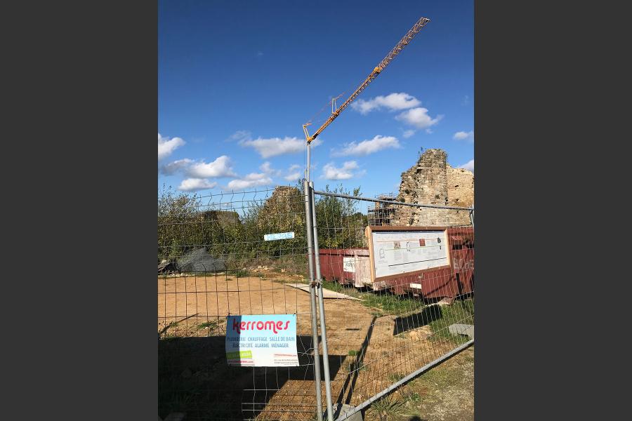 Chantier chateau du guildo