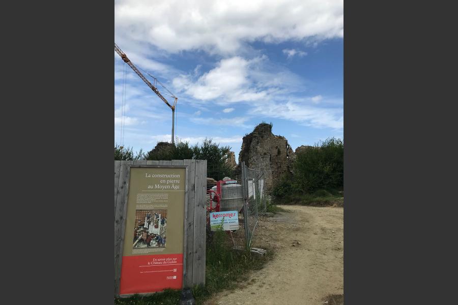 Chantier chateau du guildo